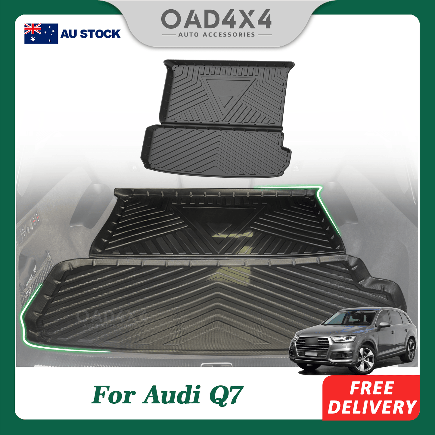 Boot Liner for Audi Q7 SQ7 2015-2024