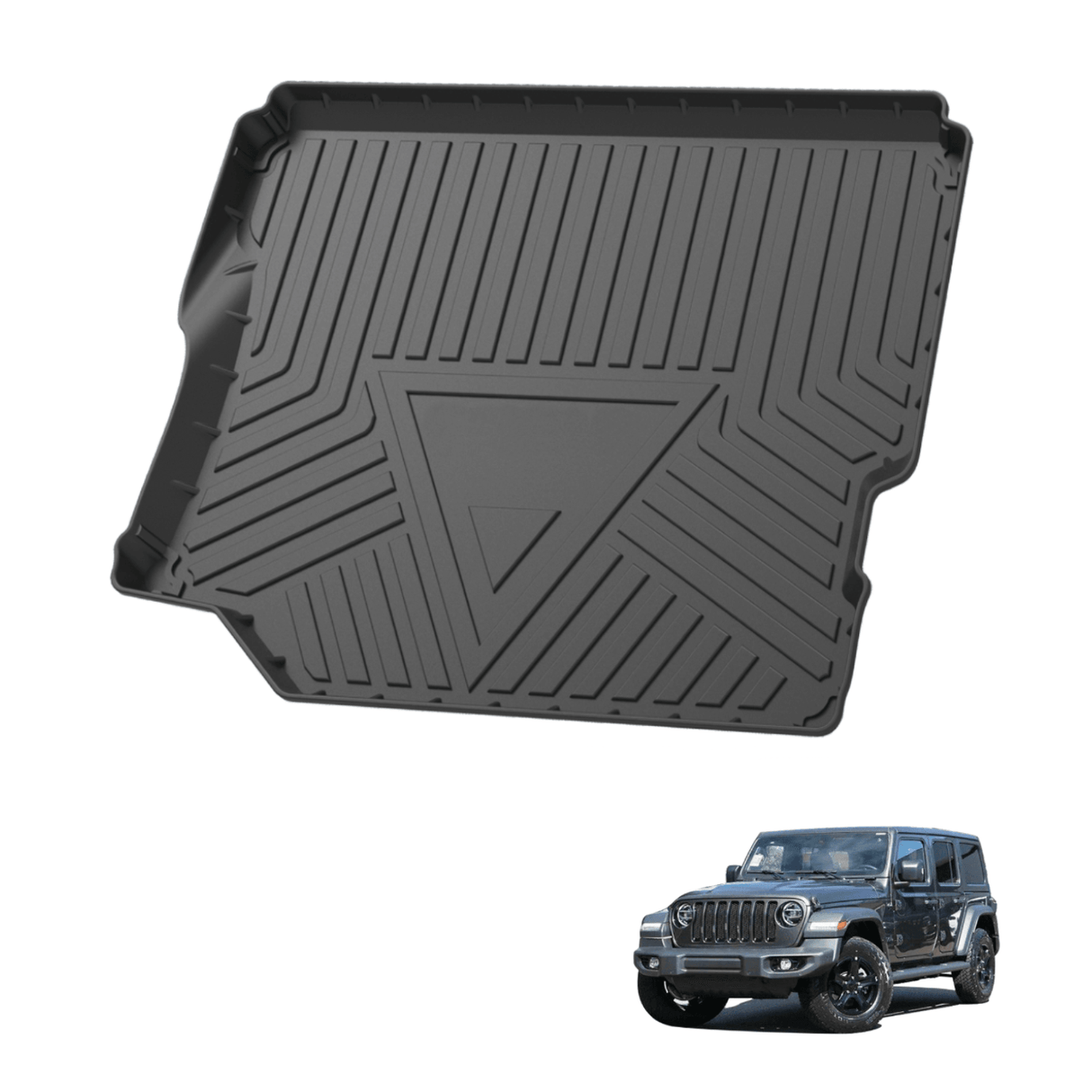 Boot Liner for Jeep Wrangler 4Door 2018-Onwards Without Factory Rear Subwoofer