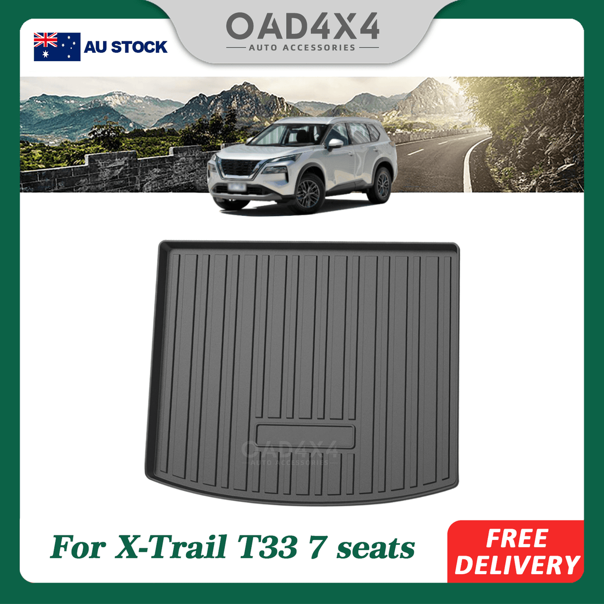 Boot Liner for Nissan X-Trail T33 2022-Onwards 7 Seater