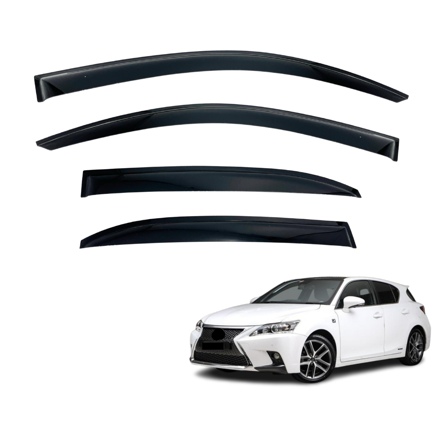 Weather Shields For Lexus CT200h 2011-Onwards