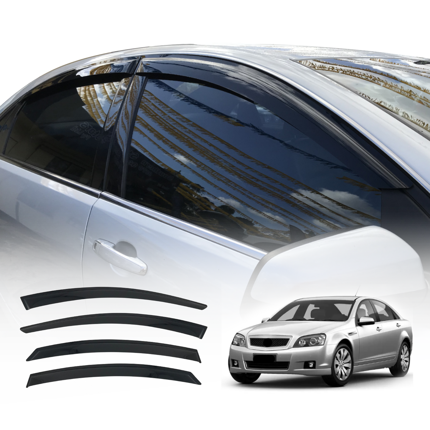 Weather Shields for Holden Caprice 2006-2017