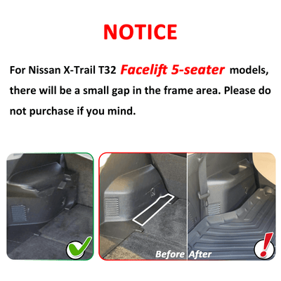 Boot Liner for Nissan X-Trail XTrail T32 2014-2022