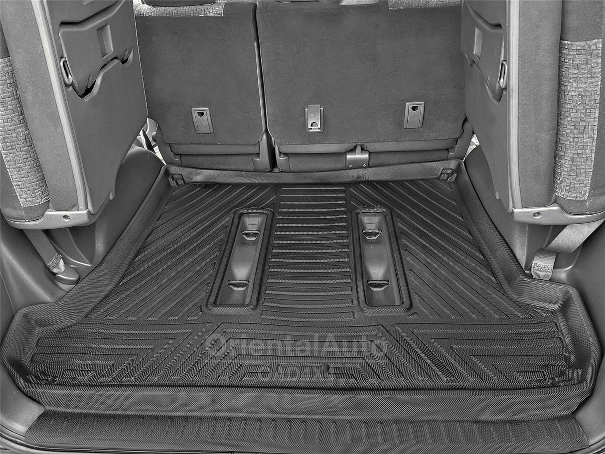 Boot Liner for Toyota Prado 120 2003-2009 with Inner Rear Step Panel Covered