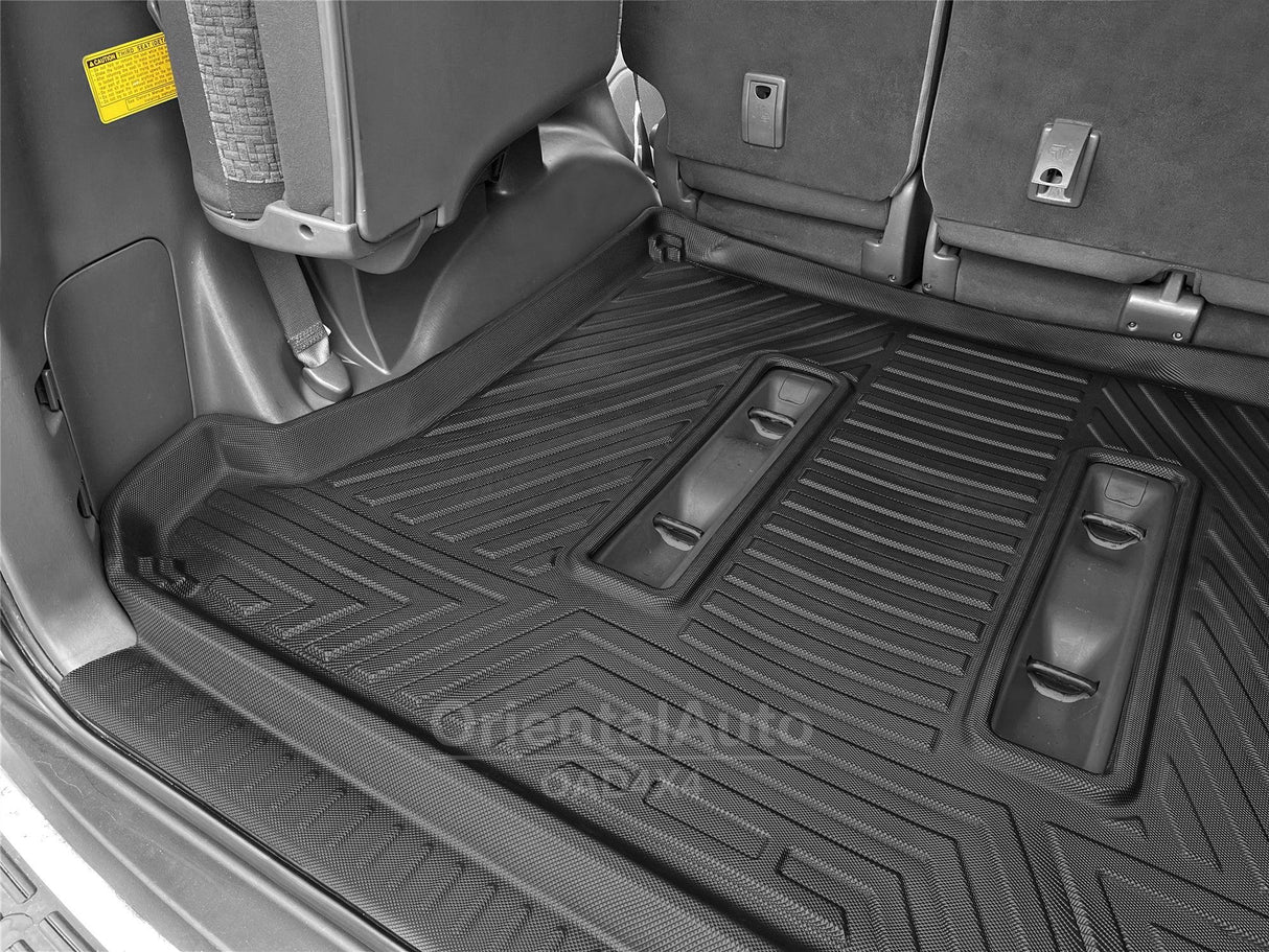 Boot Liner for Toyota Prado 120 2003-2009 with Inner Rear Step Panel Covered