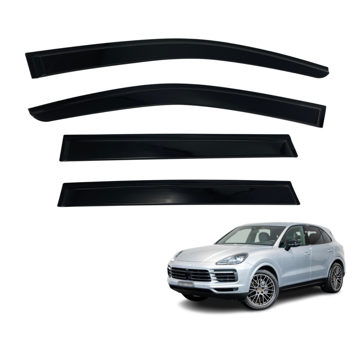 Weather Shields for Porsche Cayenne 2010-Onwards