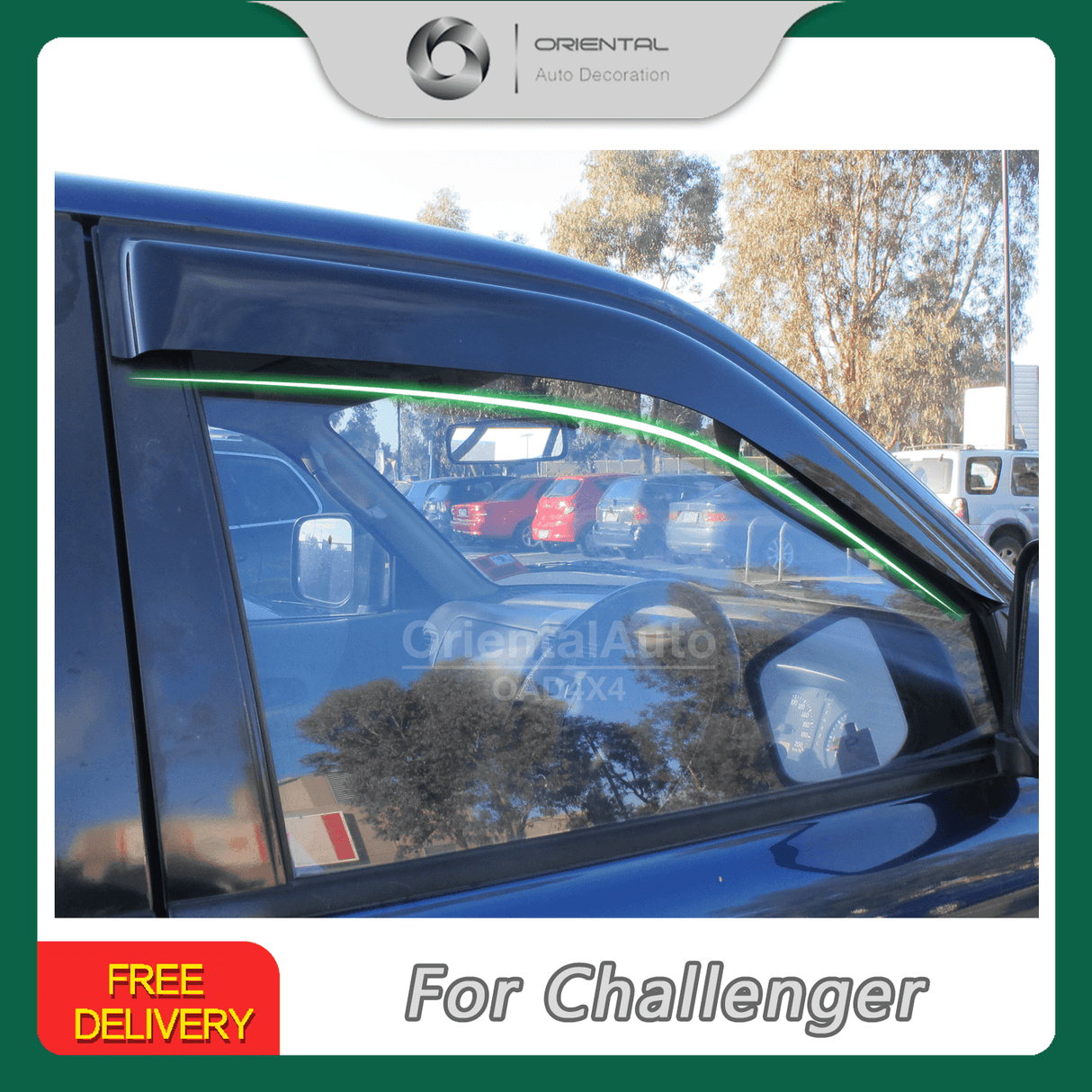 Weather Shields for Mitsubishi Challenger PA 1998-2006