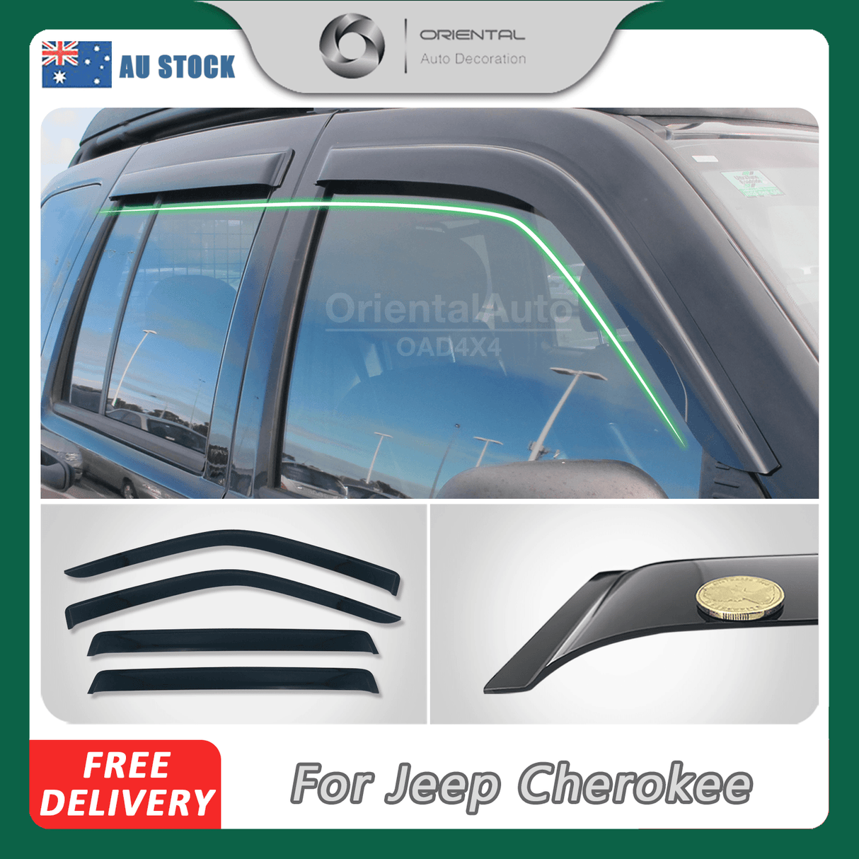 Weather Shields For Jeep Cherokee KJ Series 2001-2007