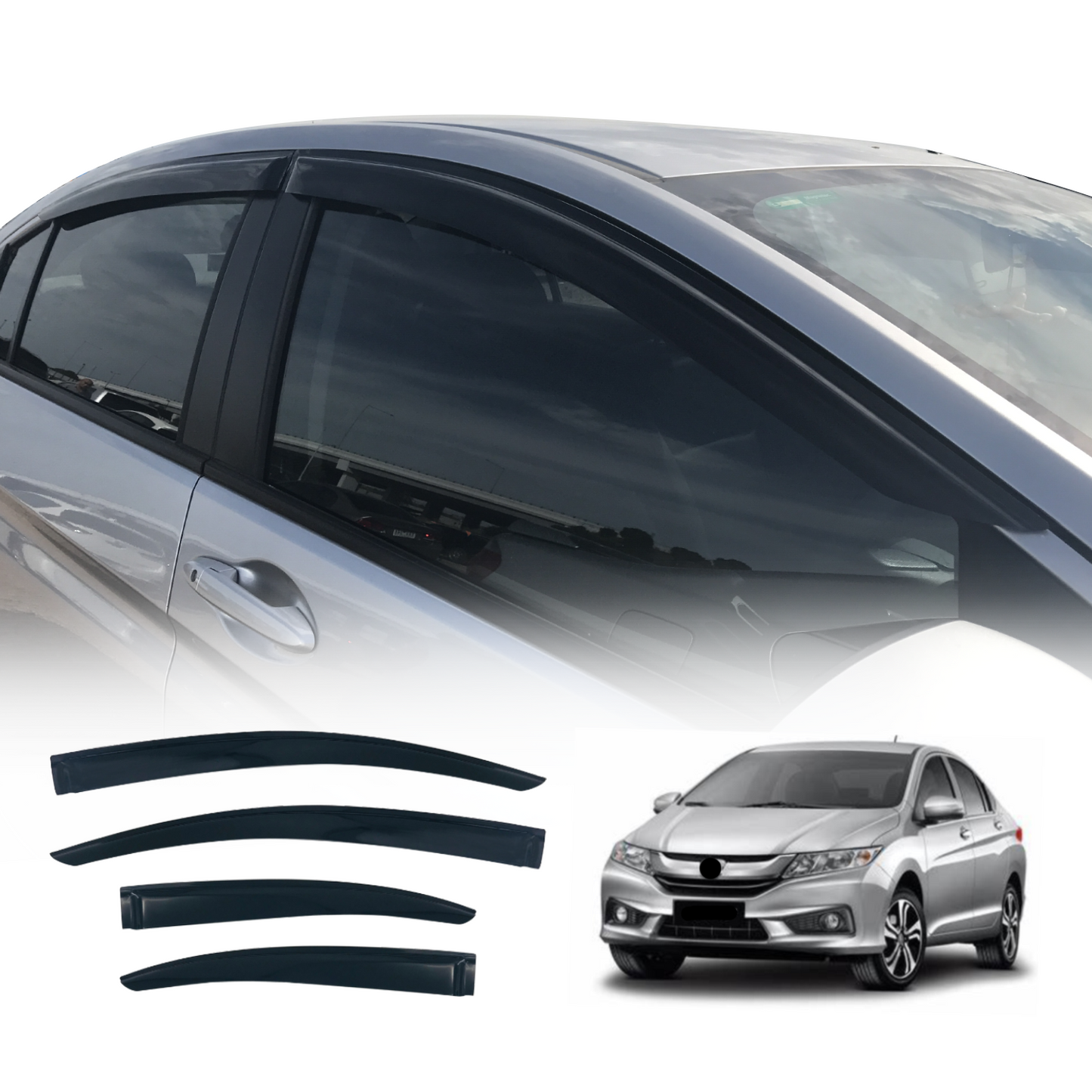 Weather Shields for Honda City 2014-Onwards