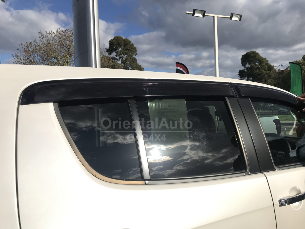 Injection Weather Shields for Holden Colorado 7 RG Series 2012-2016