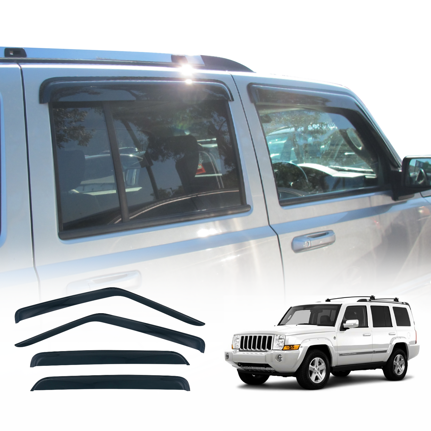 Weather Shields For Jeep Commander XH Series 2006-2011