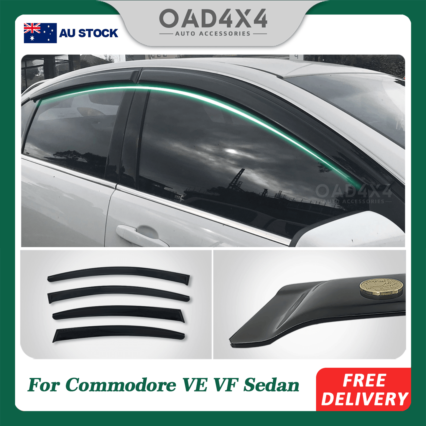 Weather Shields for Holden Commodore VE VF Sedan