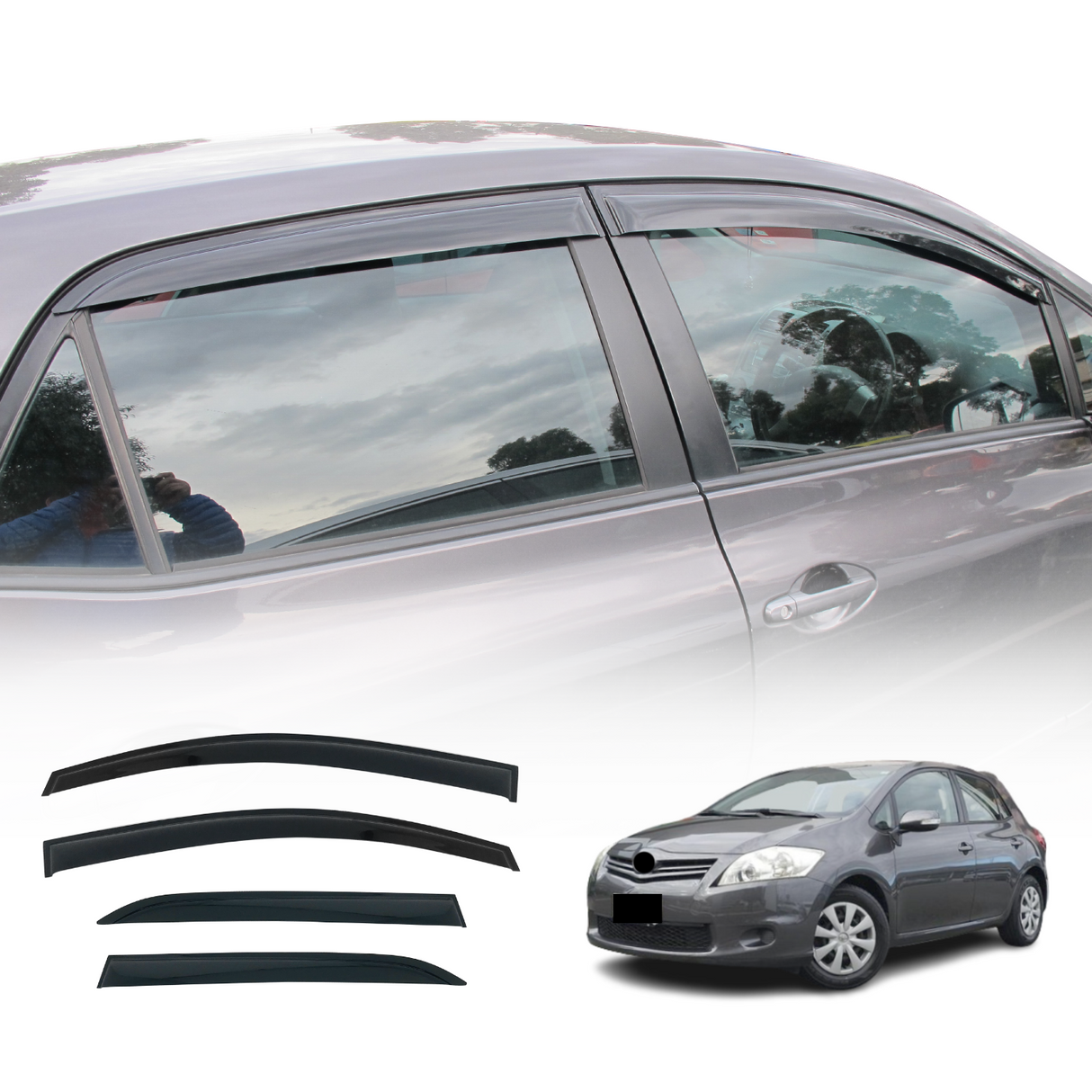 Weather Shields For Toyota Corolla Hatch 2007-2012