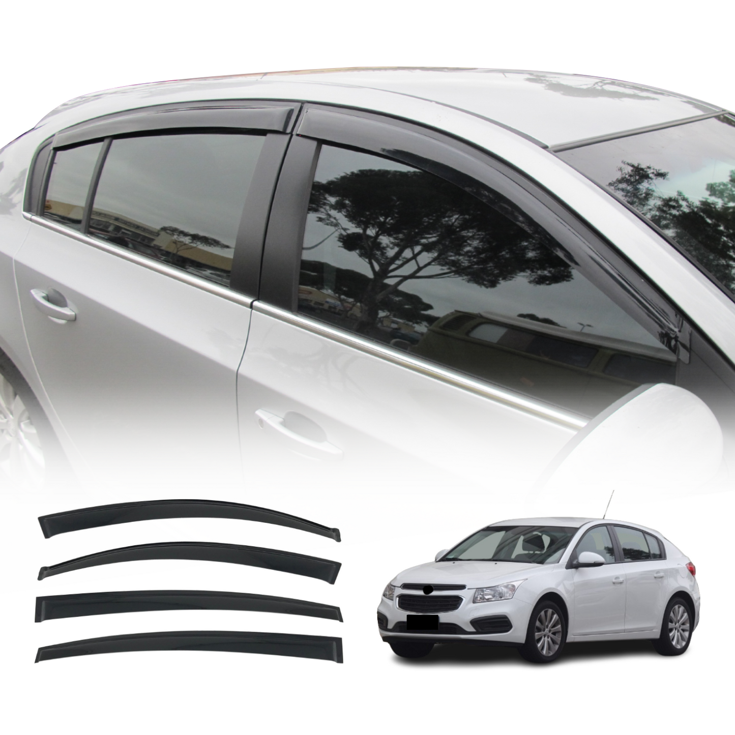 Weather Shields for Holden Cruze Hatch 2011-2016