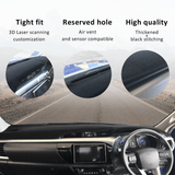 Injection Weather Shields & 3D Dash Mat Dashboard Cover for Toyota Hilux Revo 2015-Onwards Weathershields Window Visors