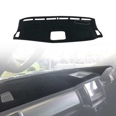 3D Black Dash Mat for Ford Ranger XL/XLS/XLT/FX4 2015-2022 Dashboard Cover
