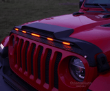 Bonnet Protector with LED Lights for Jeep Wrangler JL 4D 2018-Onwards