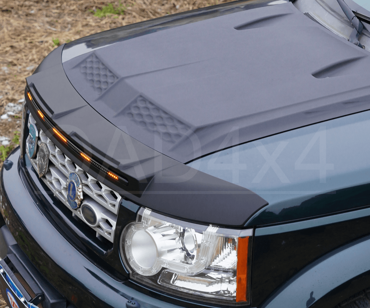 Bonnet Protector with LED Lights for Land Rover Discovery 3 4 2004-2016