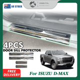 Stainless Door Sill Protector for ISUZU D-MAX / DMAX Dual Cab 2020-Onwards