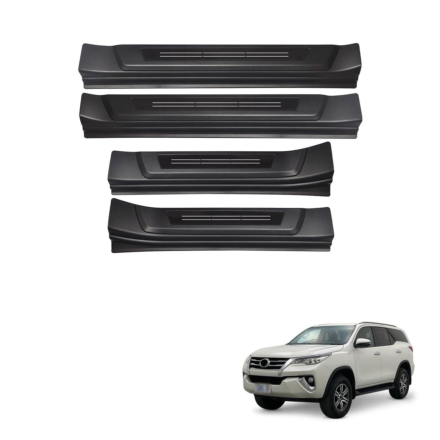 ABS Door Sill Protector for Toyota Fortuner 2015-Onwards