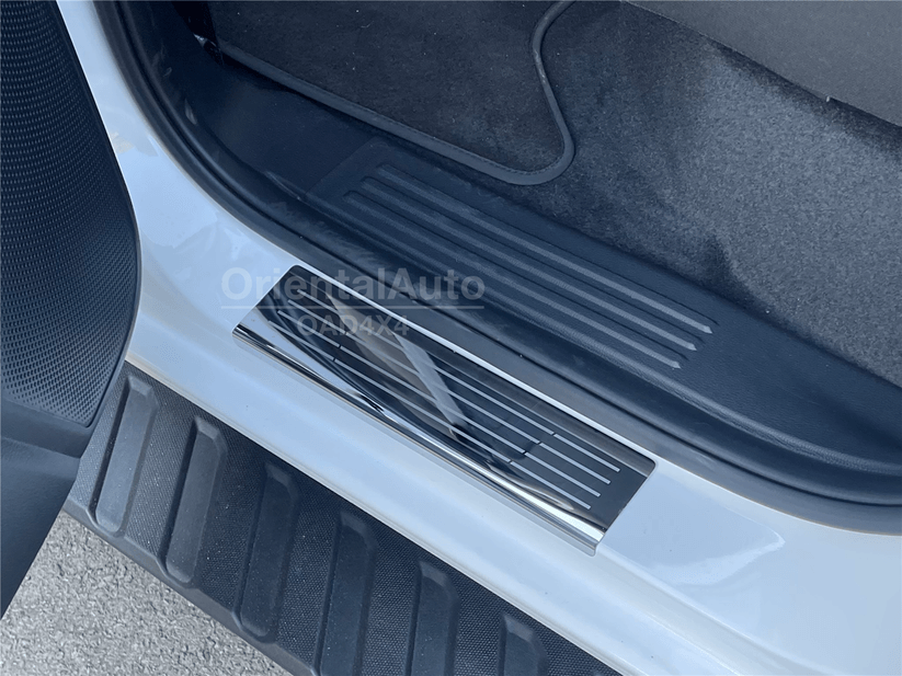 Double-Layer Floor Mats & Door Sill Protector for Volkswagen Amarok Dual Cab NF Series 2023-Onwards