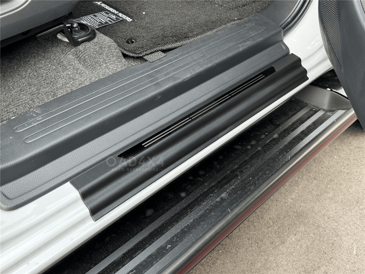 Floor Mats & Door Sill Protector for Mitsubishi Triton Dual Cab MQ MR 2015-2024