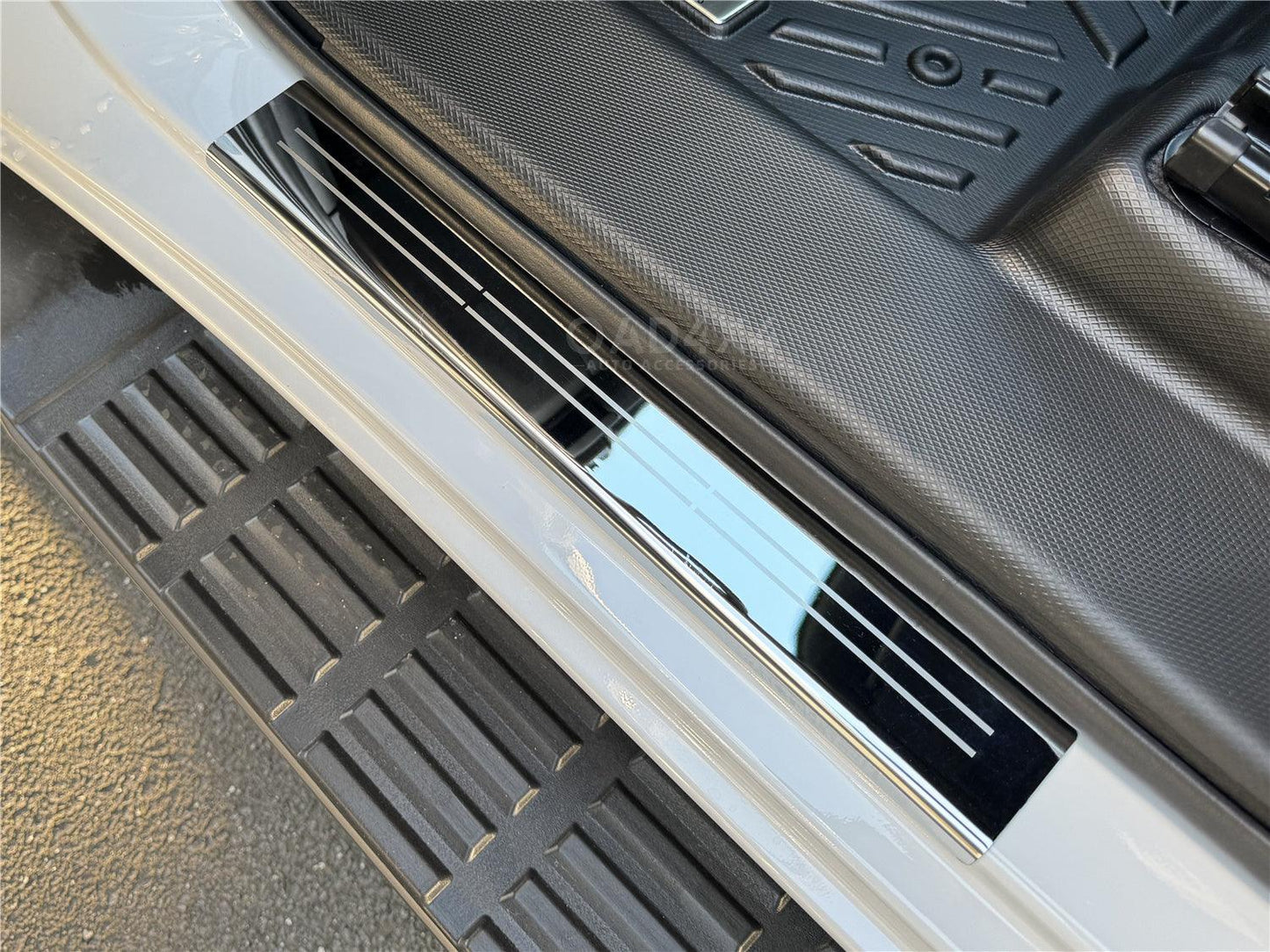 Stainless Door Sill Protector for Mitsubishi Triton MV Dual Cab 2024-Onwards