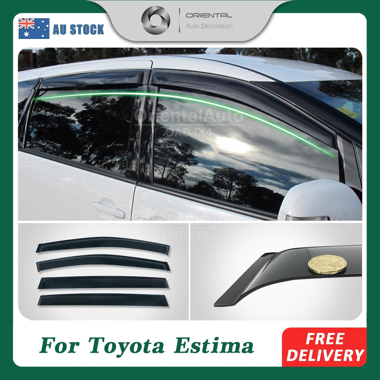 Weather Shields For Toyota Estima 2006-2019