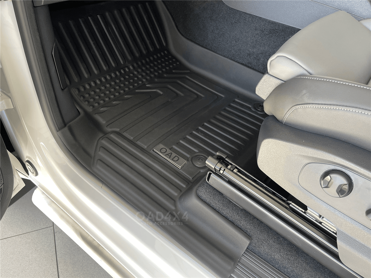 5D TPE Car Floor Mats for Volkswagen Amarok Dual Cab 2H Series 2009-2022