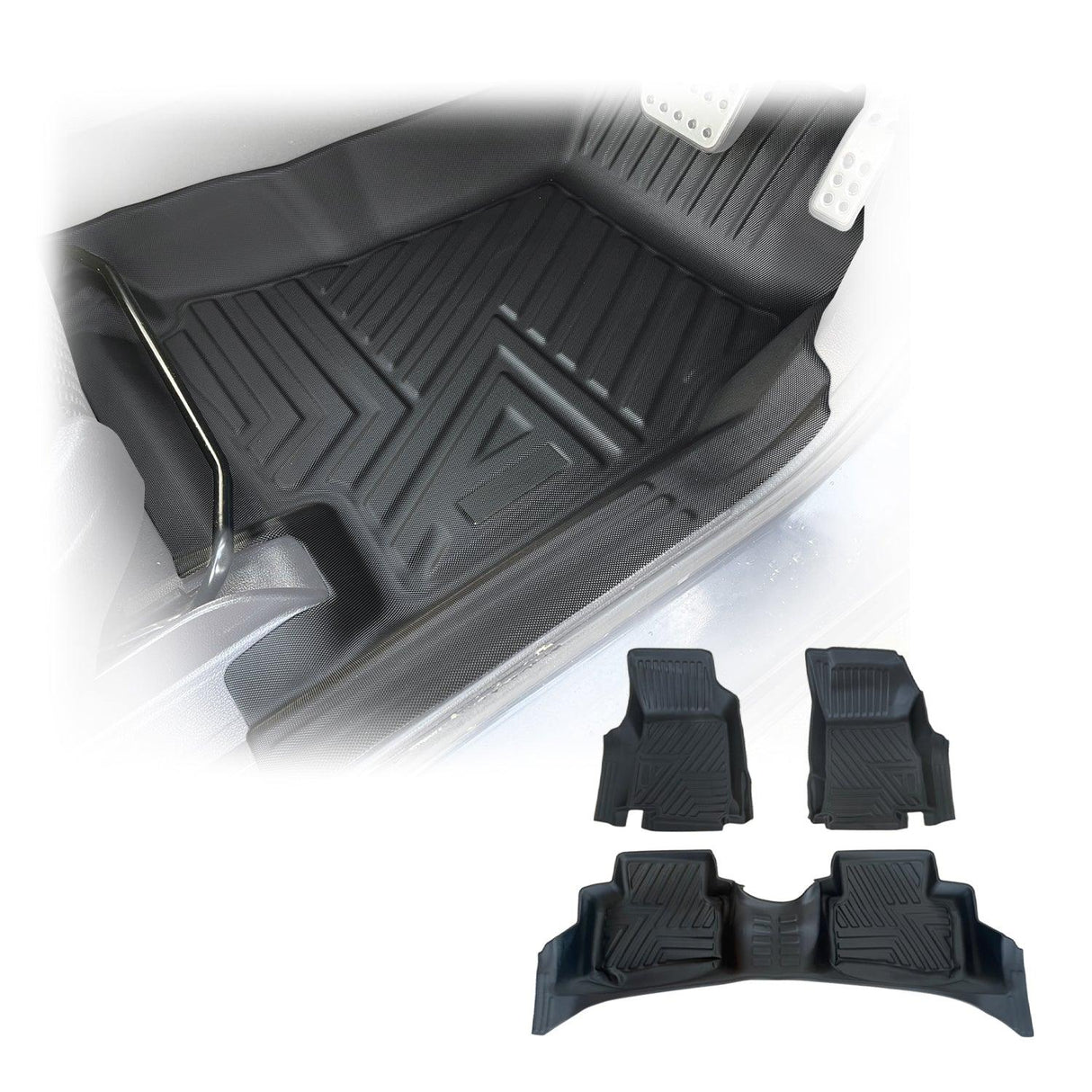 5D TPE Car Floor Mats for Ford Falcon FG 2008-2019