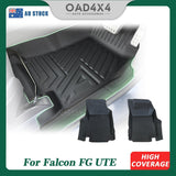 5D TPE Car Floor Mats for Ford Falcon FG UTE 2008-2019