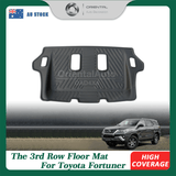 Third Row Car Floor Mats for Toyota Fortuner 2015-Onwards