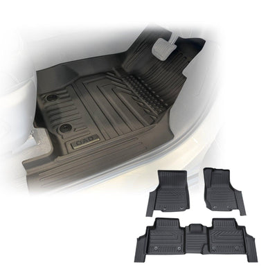 5D TPE Car Floor Mats for Jeep Grand Cherokee L WL Series 7 Seats 2021-Onwards