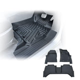 5D TPE Car Floor Mats for ISUZU D-MAX Dual Cab 2020-Onwards