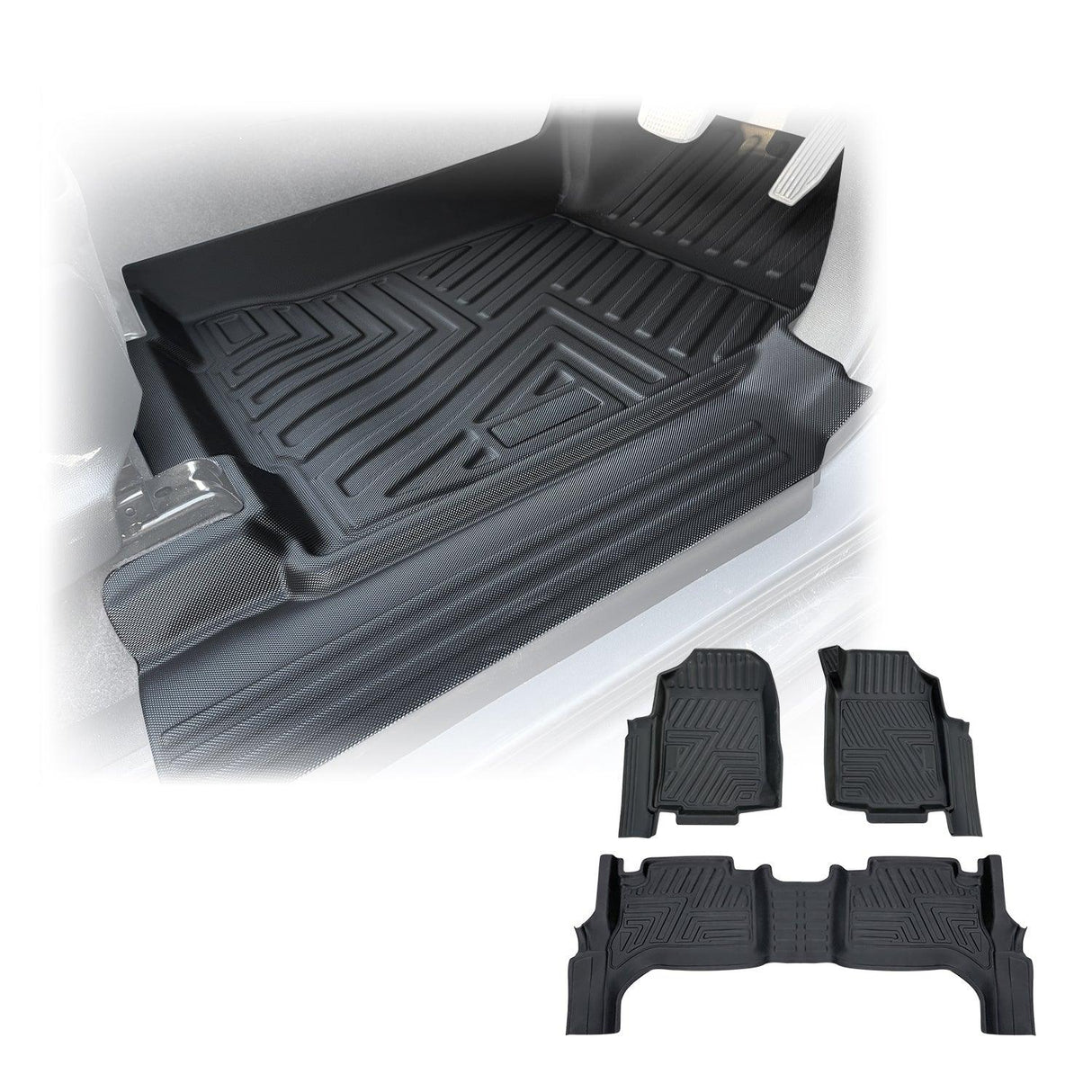 Pre-order 5D TPE Car Floor Mats for ISUZU MU-X 2013-2021