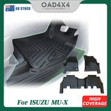 5D TPE Car Floor Mats for ISUZU MU-X MUX 2021-Onwards