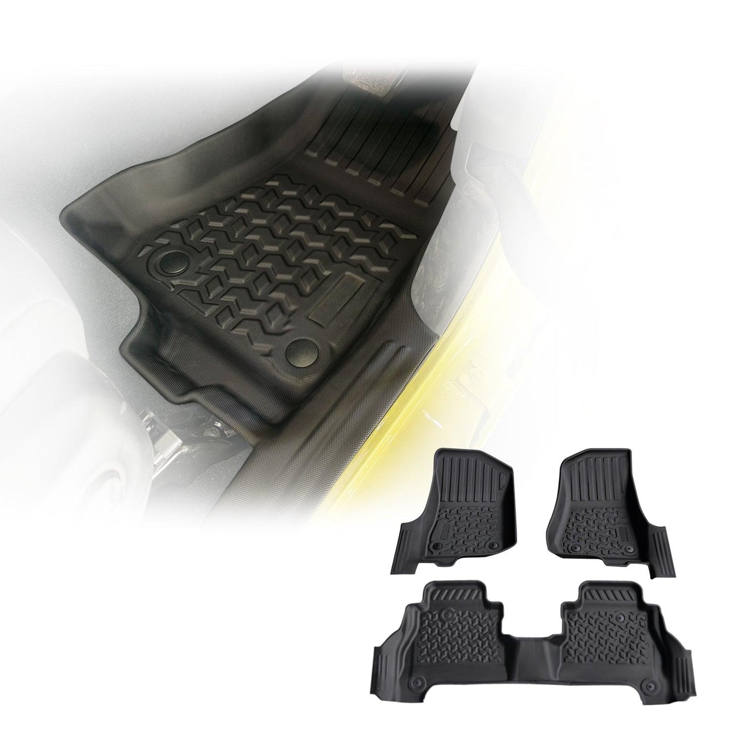 5D TPE Car Floor Mats for Jeep Gladiator 2020-Onwards