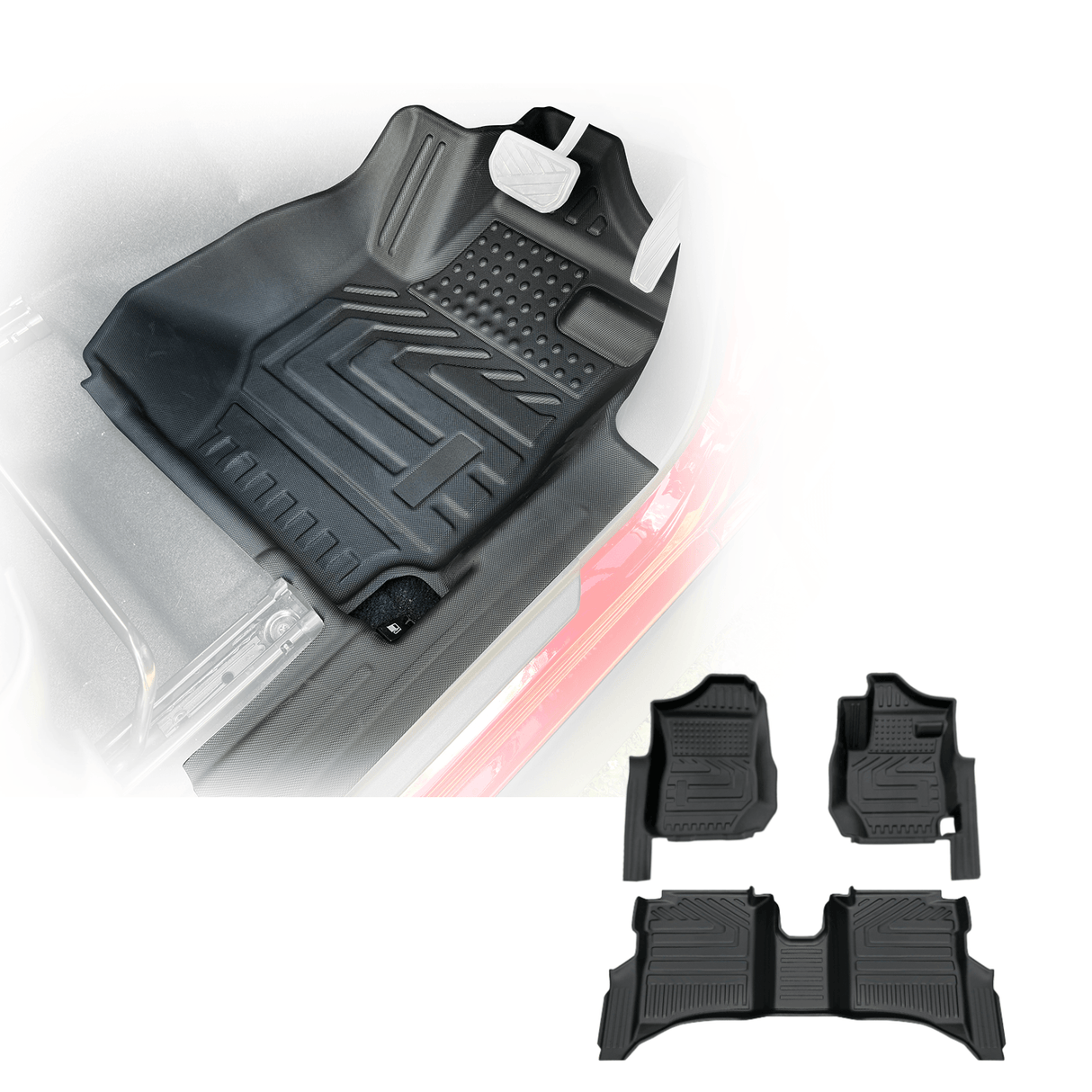 5D TPE Car Floor Mats for Suzuki Jimny XL 5 Doors 2023-Onwards