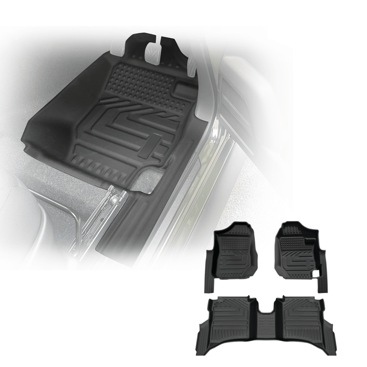 5D TPE Car Floor Mats for Suzuki Jimny XL 5 Doors 2023-Onwards