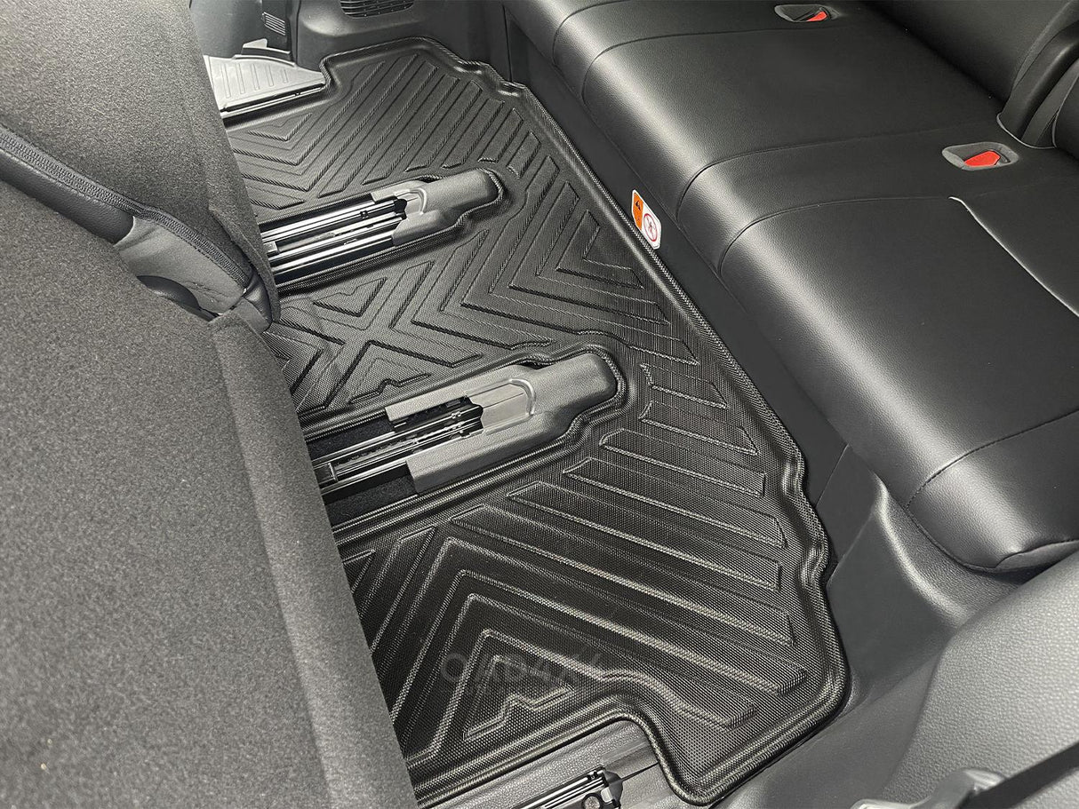 Third Row Car Floor Mats for Toyota Kluger 2021-Onwards