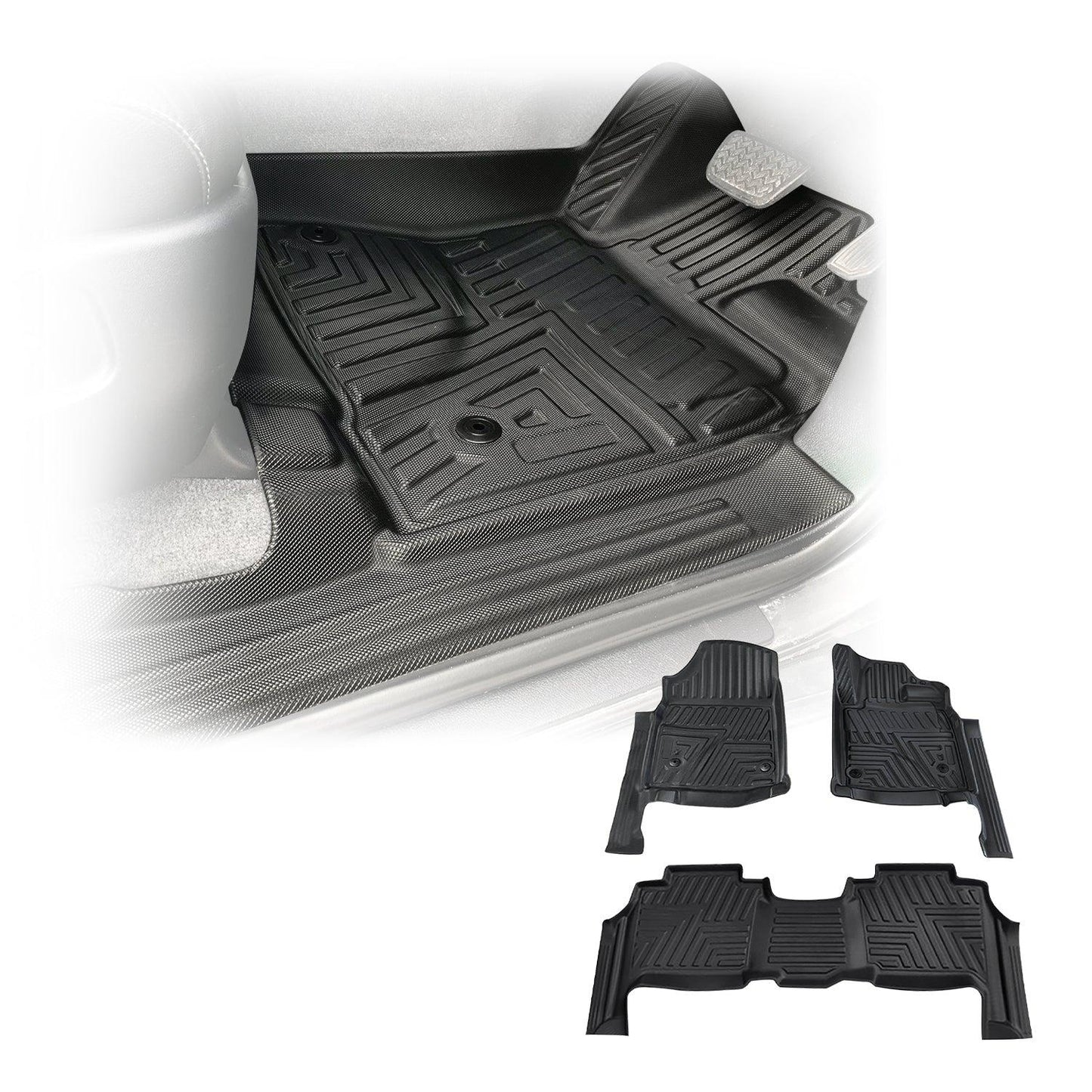 5D TPE Car Floor Mats for Toyota Landcruiser 200 2007-2012