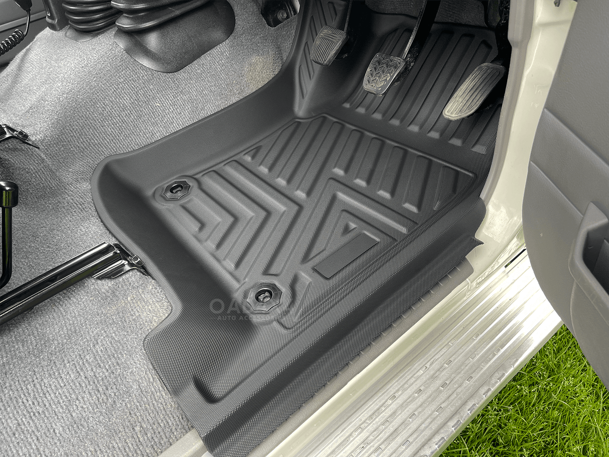 5D TPE Car Floor Mats for Toyota Landcruiser 79 Single Cab 2012-2016