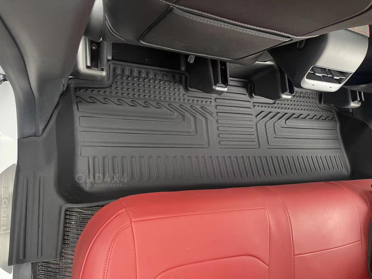 5D TPE Car Floor Mats for Tesla Model Y 2022-Onwards