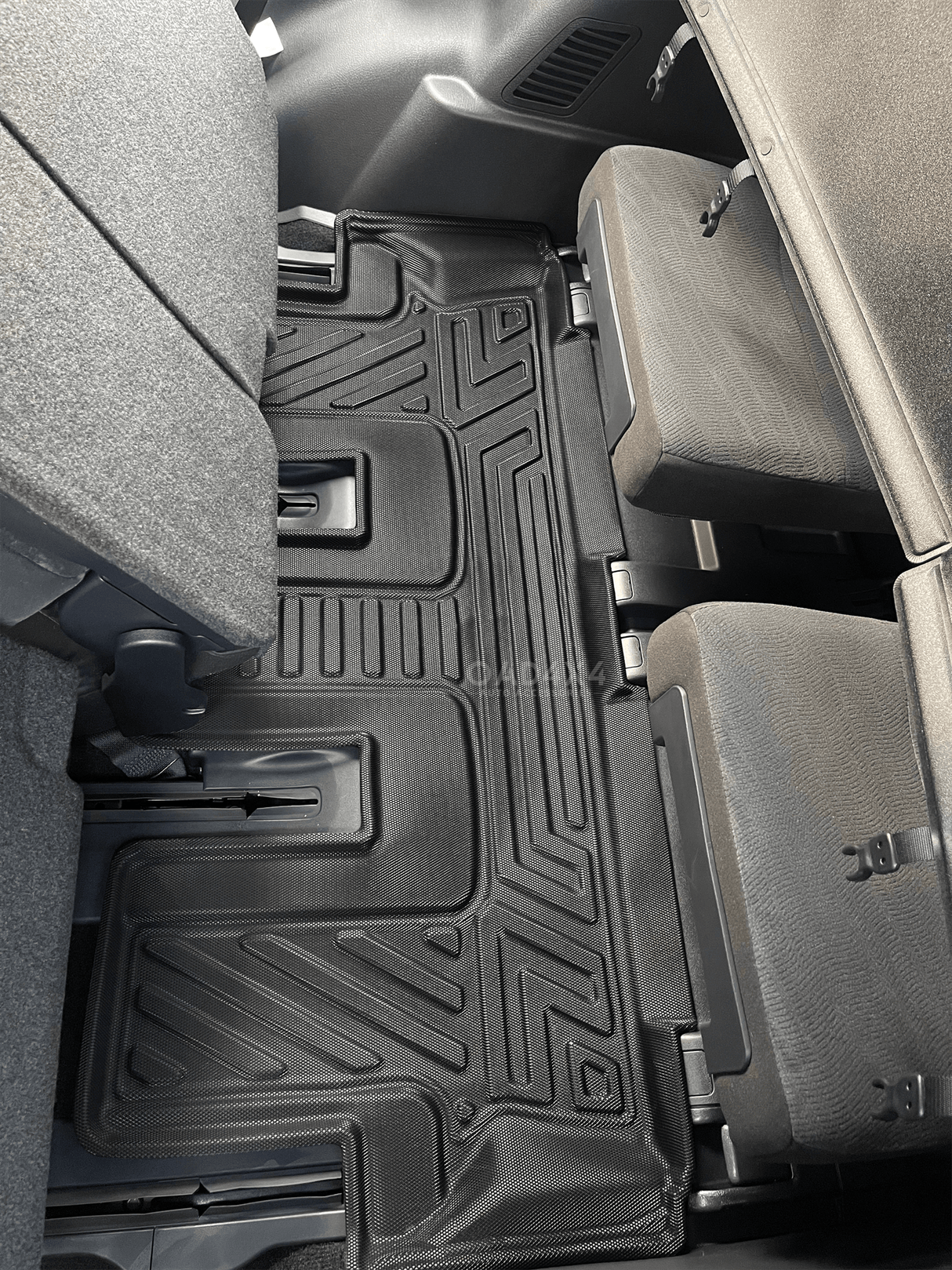 Third Row Car Floor Mats for Toyota Prado 150 7 Seater 2009-Onwards