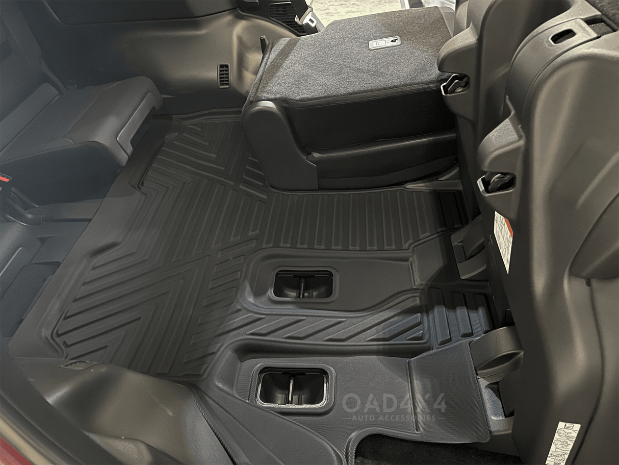 Third Row Car Floor Mats for Toyota LandCruiser 300 7seats 2021-Onwards LC300