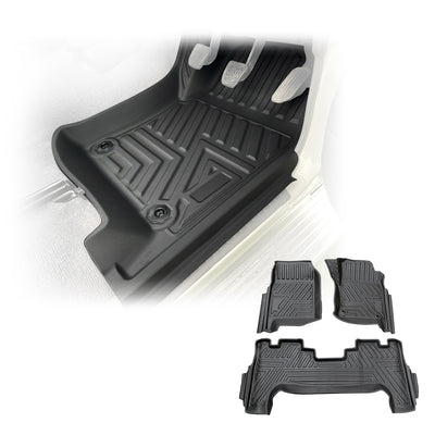 5D TPE Car Floor Mats for Toyota Landcruiser 79 Dual Cab 2012-Onwards