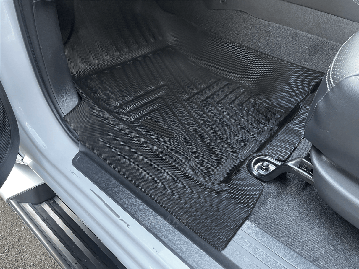 Floor Mats & Door Sill Protector for Mitsubishi Triton Dual Cab MQ MR 2015-2024