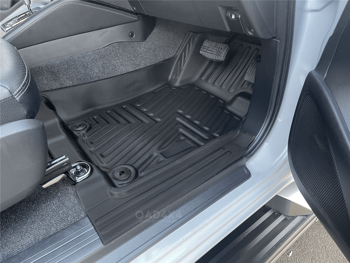 5D TPE Car Floor Mats for Mitsubishi Triton Dual Cab MQ MR 2015-2024