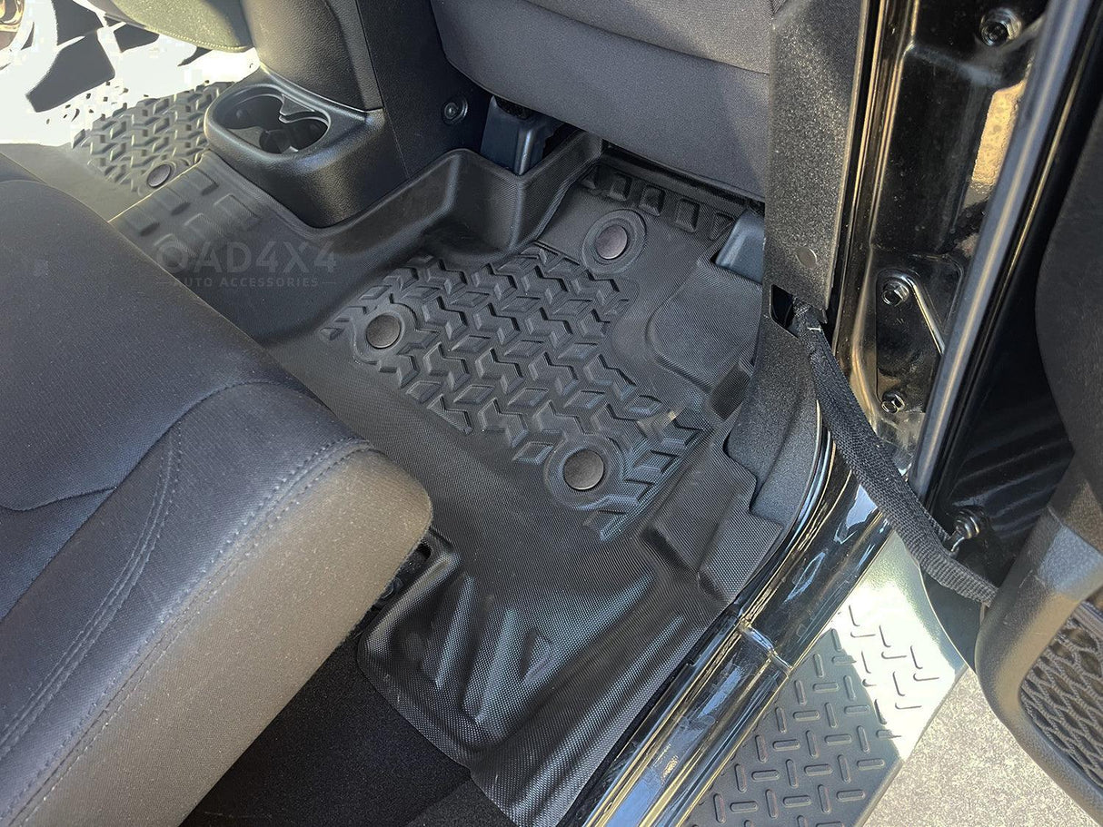 5D TPE Car Floor Mats for Jeep Wrangler JK Series 2007-2011