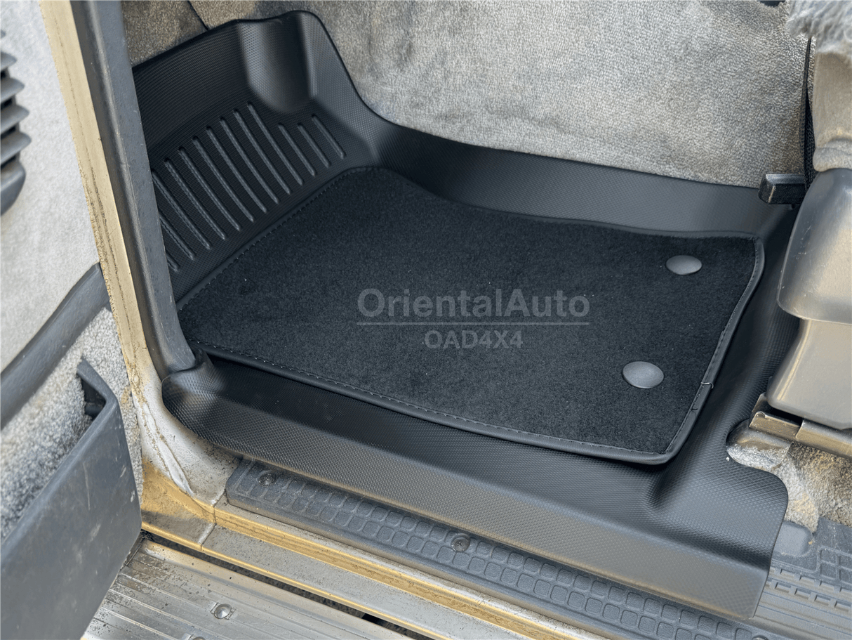 5D Double-Layer Car Floor Mats for Nissan Patrol GQ Series Y60 1988-1997