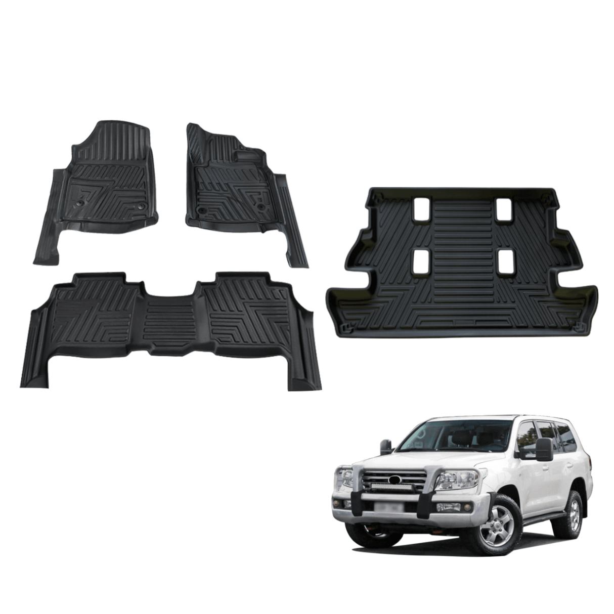 5D TPE Car Floor Mats for Toyota Landcruiser 200 2007-2012